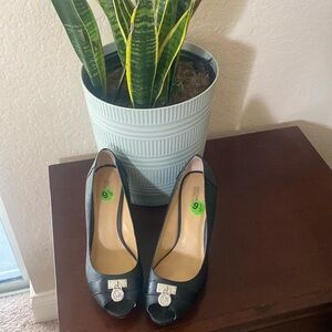 Michael Kors Leather Wedge